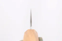 Couteau de chef 21cm japonais artisanal Sakai Kikumori TS10 en chêne