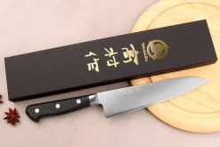 Couteau de chef 18cm japonais artisanal Takamura VG10 poli