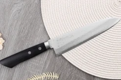 Couteau de chef 18cm japonais artisanal Masutani VG10 Damas