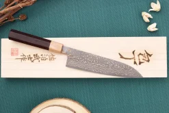 Couteau de chef 18cm japonais artisanal Takeshi Saji VG10 Gold