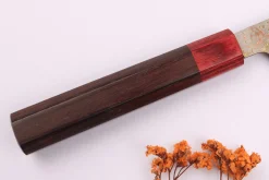 Couteau de chef 24cm japonais artisanal Takeshi Saji VG10 Rainbow Nashiji