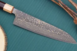 Couteau de chef 21cm japonais artisanal Takeshi Saji VG10 Gold