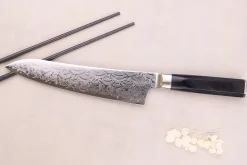 Couteau de chef 21cm japonais Sakai Takayuki Grand Chef Seigaiha Damas 45 couches
