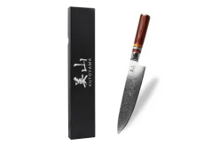 Couteau de chef 20cm Kutoyama damas pakka rainbow