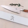 Couteau de chef 20,5cm Ryda Knives A-30 San Maï et manche en noyer