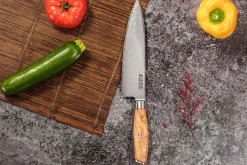 Couteau de chef 20cm Wusaki Fujiko 10CR damas