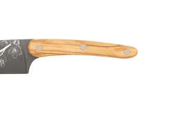 Couteau de chef Deejo Sakura 20cm manche en bois d'olivier