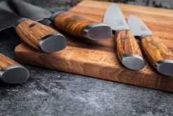 Couteau de chef Fukito Olive Damas 14Cr 21cm