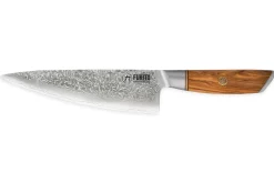 Couteau de chef Fukito Olive Damas 14Cr 21cm