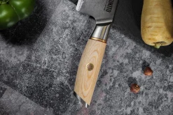 Couteau de chef Fukito Pakka San Mai 21cm
