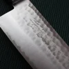 Couteau de chef japonais artisanal Masutani 18cm martelé