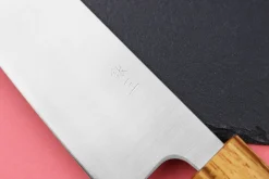 Couteau de chef japonais artisanal Wusaki Migaki G3 18cm