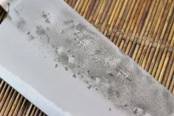 Couteau de chef japonais artisanal Wusaki Nogami BS2 21cm manche en noyer