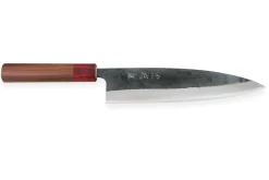 Couteau de chef japonais artisanal Wusaki Yuzo BS2 21cm