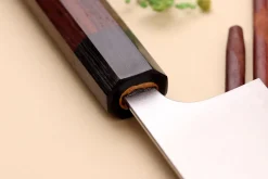 Couteau de chef japonais artisanal Shibata Koutetsu AS 21cm