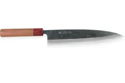 Couteau de chef japonais artisanal Wusaki Yuzo BS2 24cm