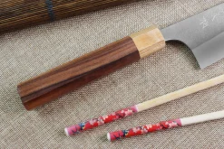 Couteau de chef japonais artisanal Yoshimi Kato AS Nashiji 24cm
