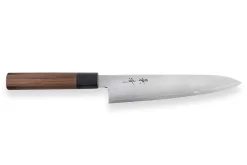 Couteau de chef japonais artisanal Kagekiyo Kurumi Ginsan 21cm