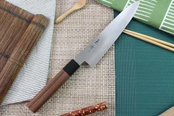 Couteau de chef japonais artisanal Kagekiyo Kurumi Ginsan 21cm
