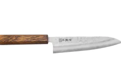 Couteau de chef japonais artisanal Wusaki Yoshi G3 chêne 18cm