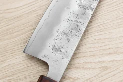 Couteau de chef japonais artisanal Wusaki Yoshi G3 chêne 21,5cm