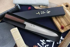 Couteau de chef japonais artisanal Kagekiyo Hiroba 24cm