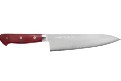 Couteau de chef japonais artisanal Takamura SGR 18cm acier SPG2