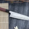 Couteau de chef japonais artisanal Takeshi Saji R2 Damas 18cm