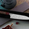 Couteau de chef japonais artisanal Yoshimi Kato 18cm SG2 Damascus