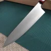 Couteau de chef japonais artisanal Kei Kobayashi SG2 Heptagone 24cm