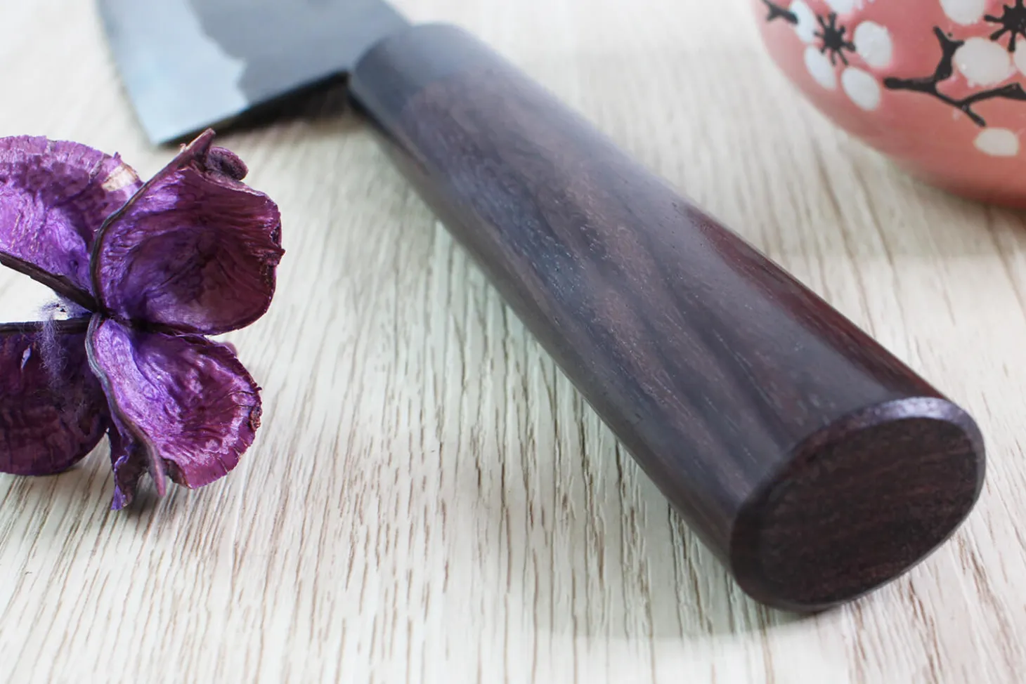 Couteau de chef japonais artisanal Nishida Shirogami 24cm