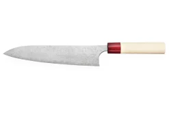 Couteau de chef japonais artisanal Masakage Kiri 21cm damas 49 couches