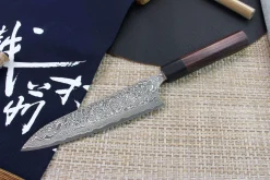 Couteau de chef japonais artisanal Masakage Kumo 18cm damas 63 couches