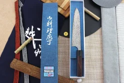 Couteau de chef japonais artisanal Masakage Kumo 21cm damas 63 couches