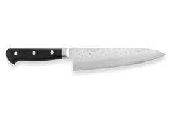 Couteau de chef japonais artisanal Takamura VG10 Tsuchime 18cm