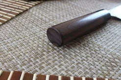 Couteau de chef japonais artisanal Yoshimi Kato 18cm VG10 Nickel Damascus