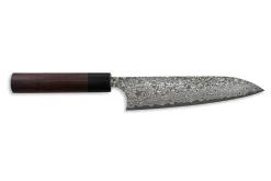 Couteau de chef japonais artisanal Yoshimi Kato 18cm VG10 Nickel Damascus