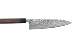 Couteau de chef japonais artisanal Takeshi Saji R2 Nickel Damas 21cm
