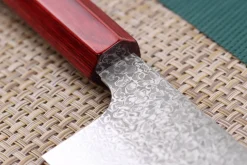Couteau de chef japonais artisanal Kei Kobayashi SG2 damas 24cm