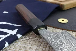 Couteau de chef japonais artisanal Masakage Kumo 27cm damas 63 couches