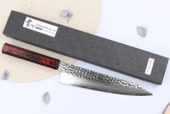 Couteau de chef japonais 21cm Sakai Takayuki Nanairo Wine Damas VG10