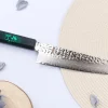 Couteau de chef japonais 21cm Sakai Takayuki Nanairo Green Damas VG10