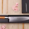 Couteau de chef japonais 20cm Suncraft Senzo manche en magnolia