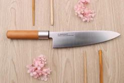 Couteau de chef japonais 20cm Suncraft Senzo manche en magnolia