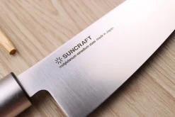 Couteau de chef japonais 20cm Suncraft Senzo manche en magnolia