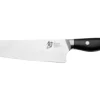 Couteau de chef japonais KAI Shun Nagare Black lame damas 72 couches Dual Core 20cm manche bombé