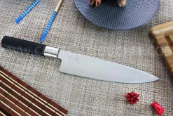 Couteau de chef japonais KAI Wasabi Black lame 20cm