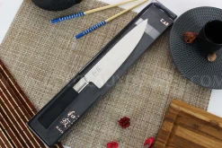 Couteau de chef japonais KAI Wasabi Black lame 20cm