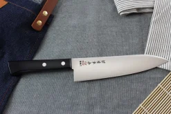 Couteau de chef japonais Kanetsugu Rev 21 lame 18cm micro dentée