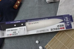 Couteau de chef japonais Kanetsugu Rev 21 lame 18cm micro dentée
